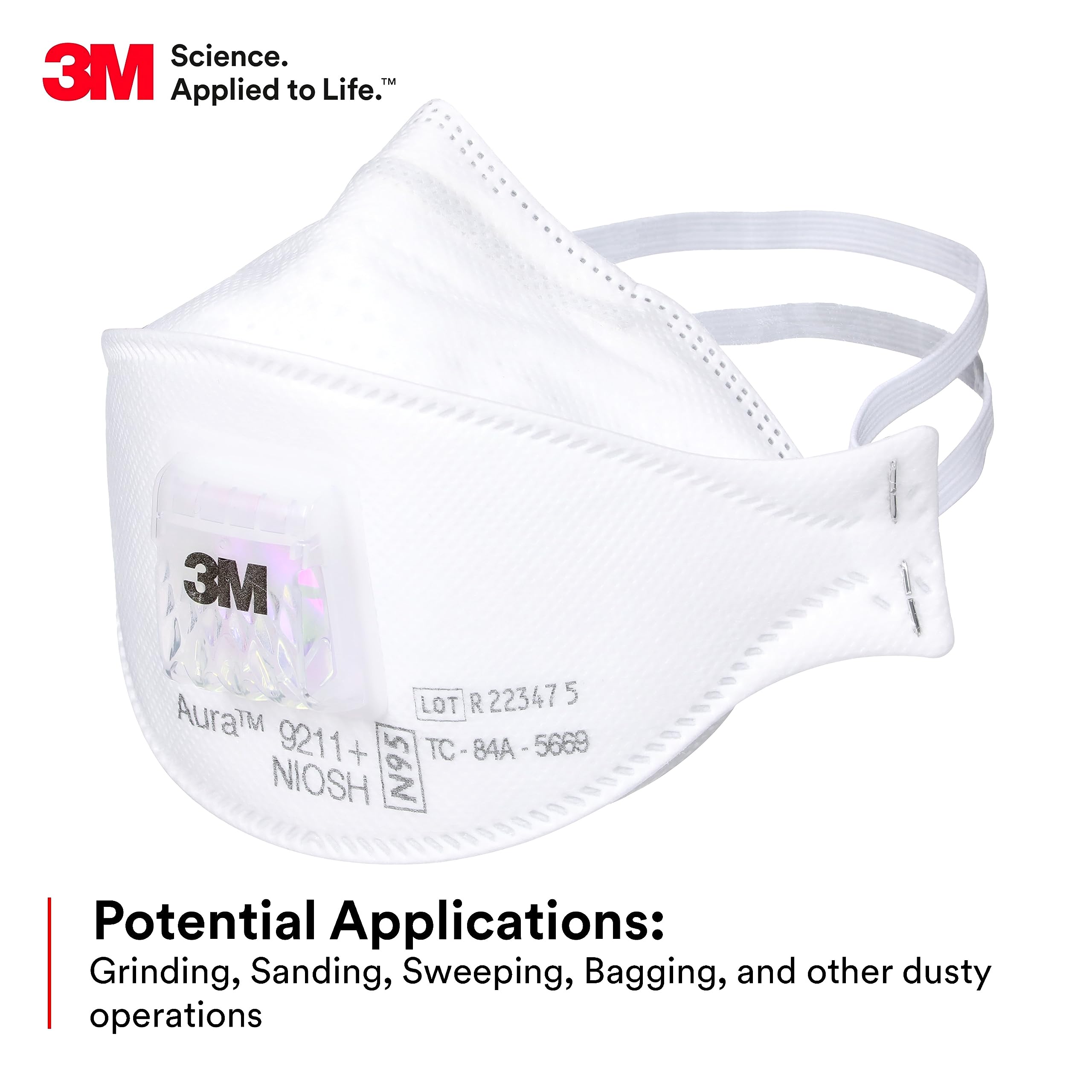 Dust Mask Construction - 3M Aura 9211+ Респиратор для твердых