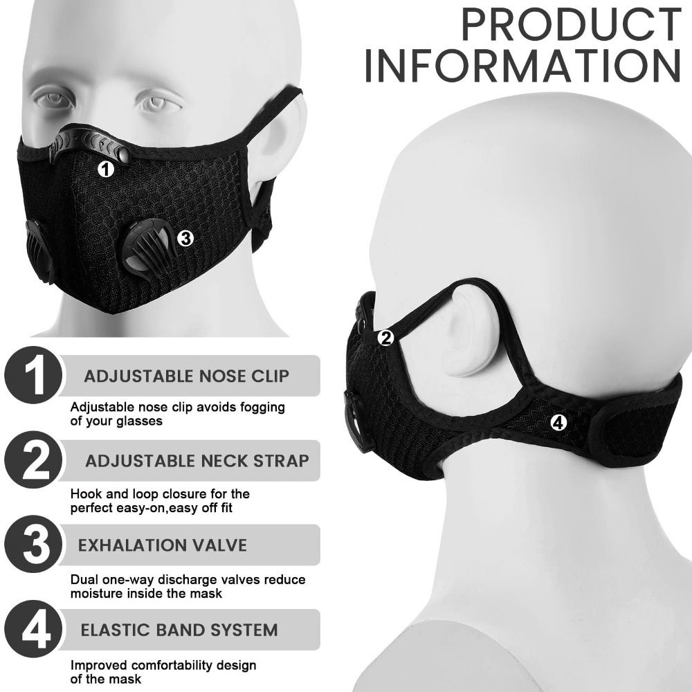 Дышащая эргономичная маска от  – обзор и цена Anti Pollution Mask
