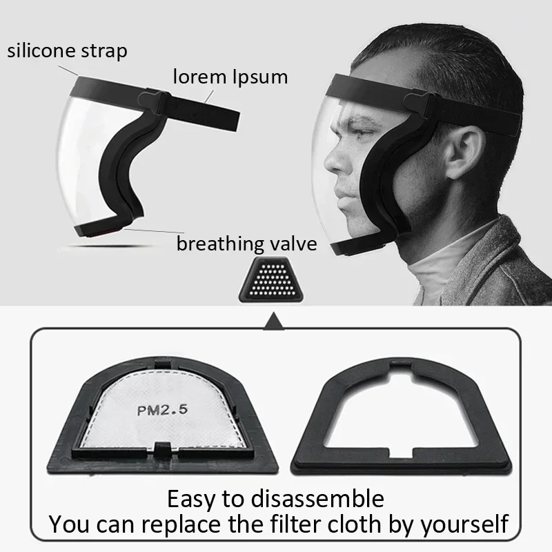 Защитная маска на все лицо, пр – обзор и цена Anti Pollution Mask