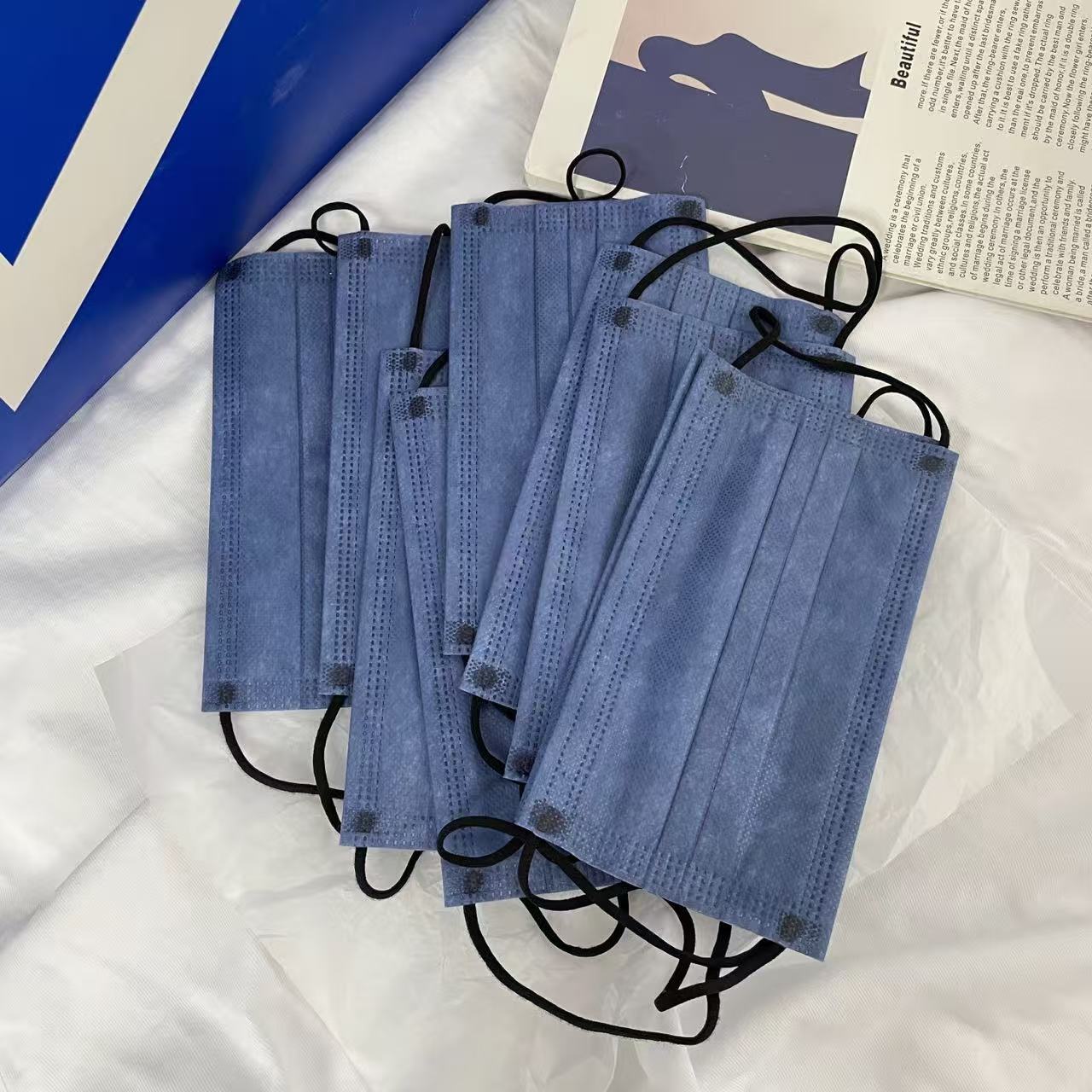 200 шт. толстые джинсовые сини – обзор и цена Disposable Mask Blue