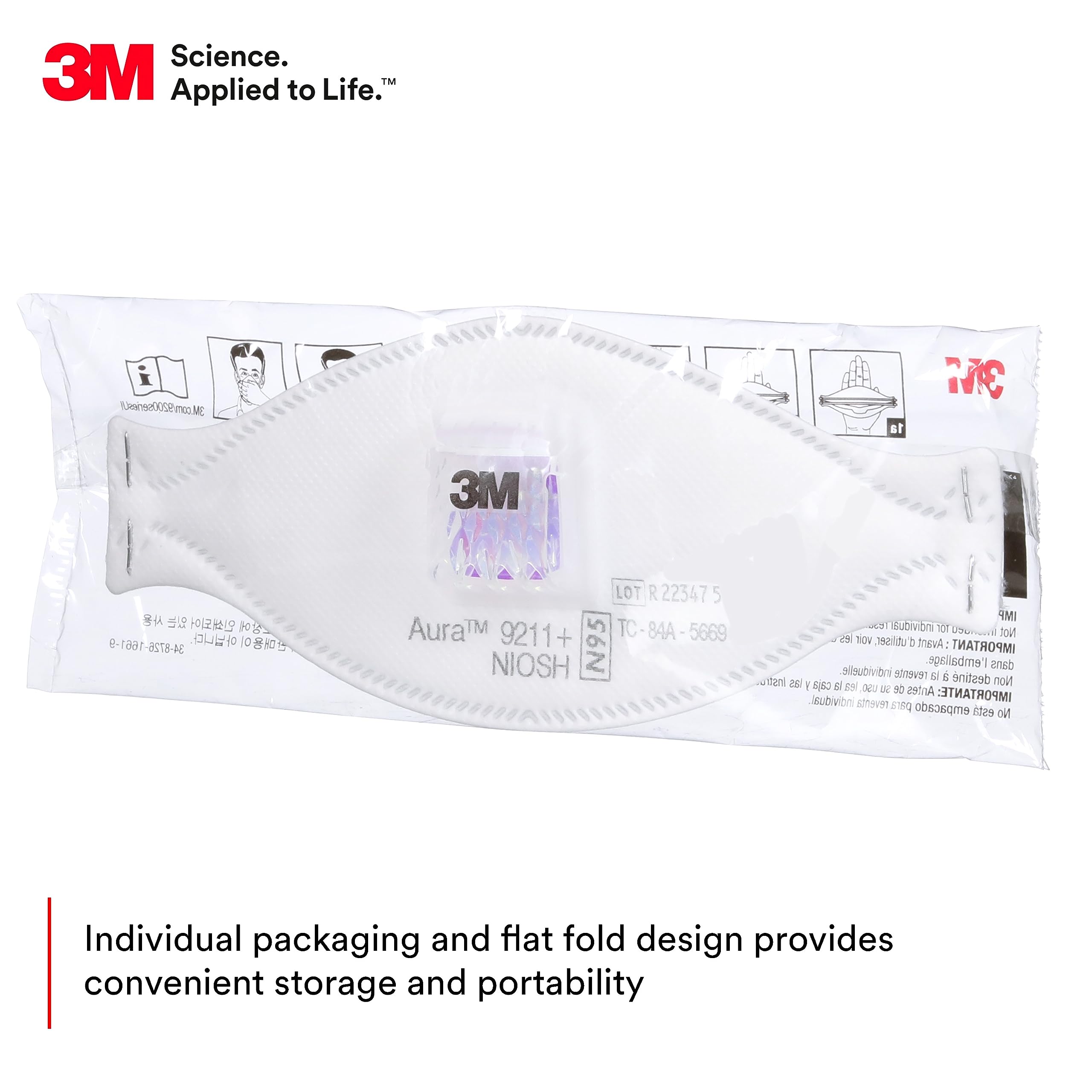 3M Aura 9211+ Респиратор для т – обзор и цена Dust Mask Construction
