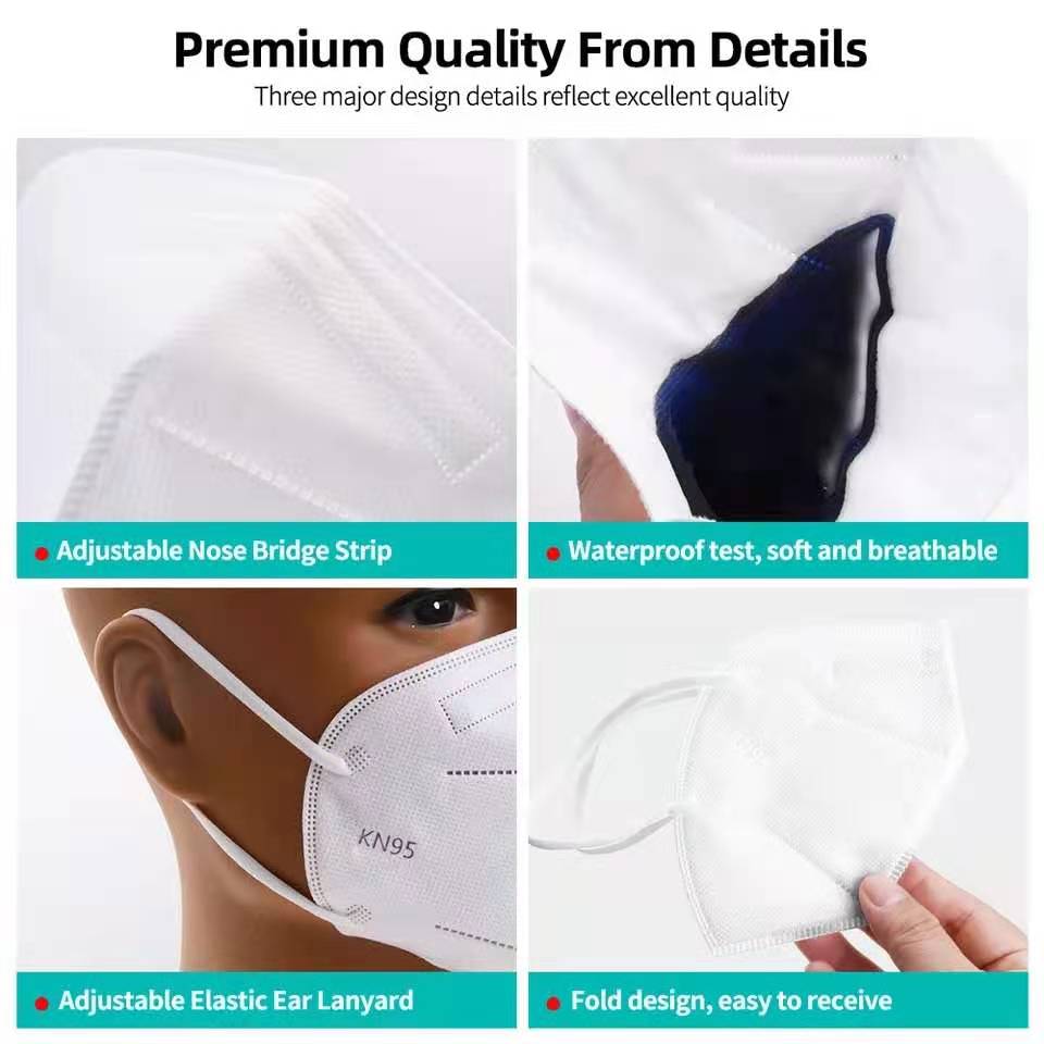 10-100 шт. взрослых масок FFP2 – обзор и цена Disposable Surgical Mask